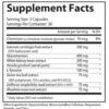 Crave control supplement facts with description and usage guide.